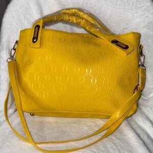 Handbag Yellow Women's Handbag, NEW